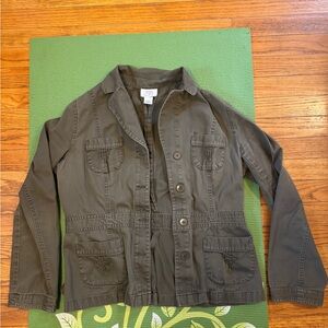 LOFT Khaki Cotton Jacket